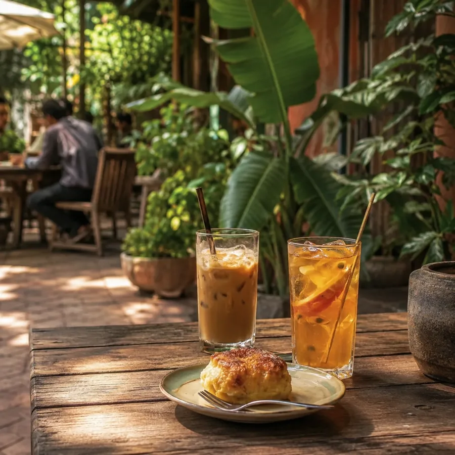 Phin cà phê đang nhỏ giọt
